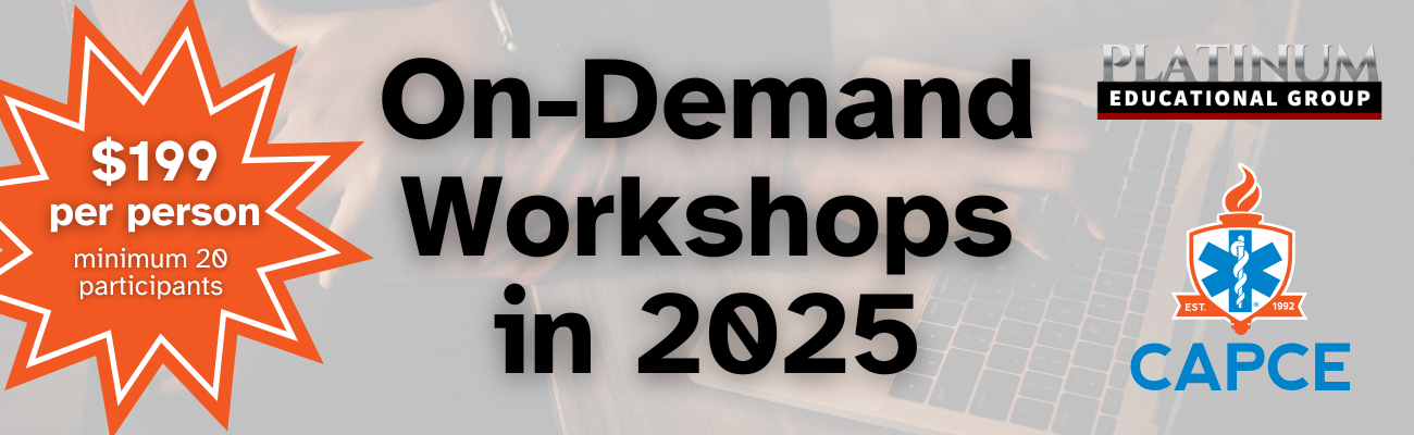 On-Demand Workshops in 2025!